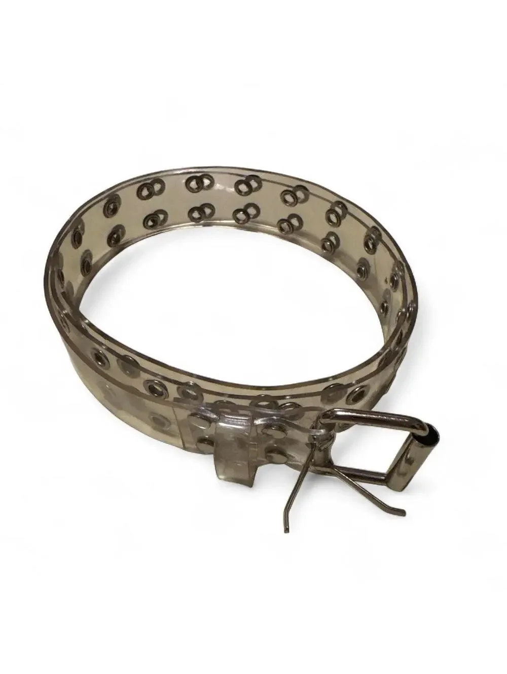 Women's Silver and Black Belt